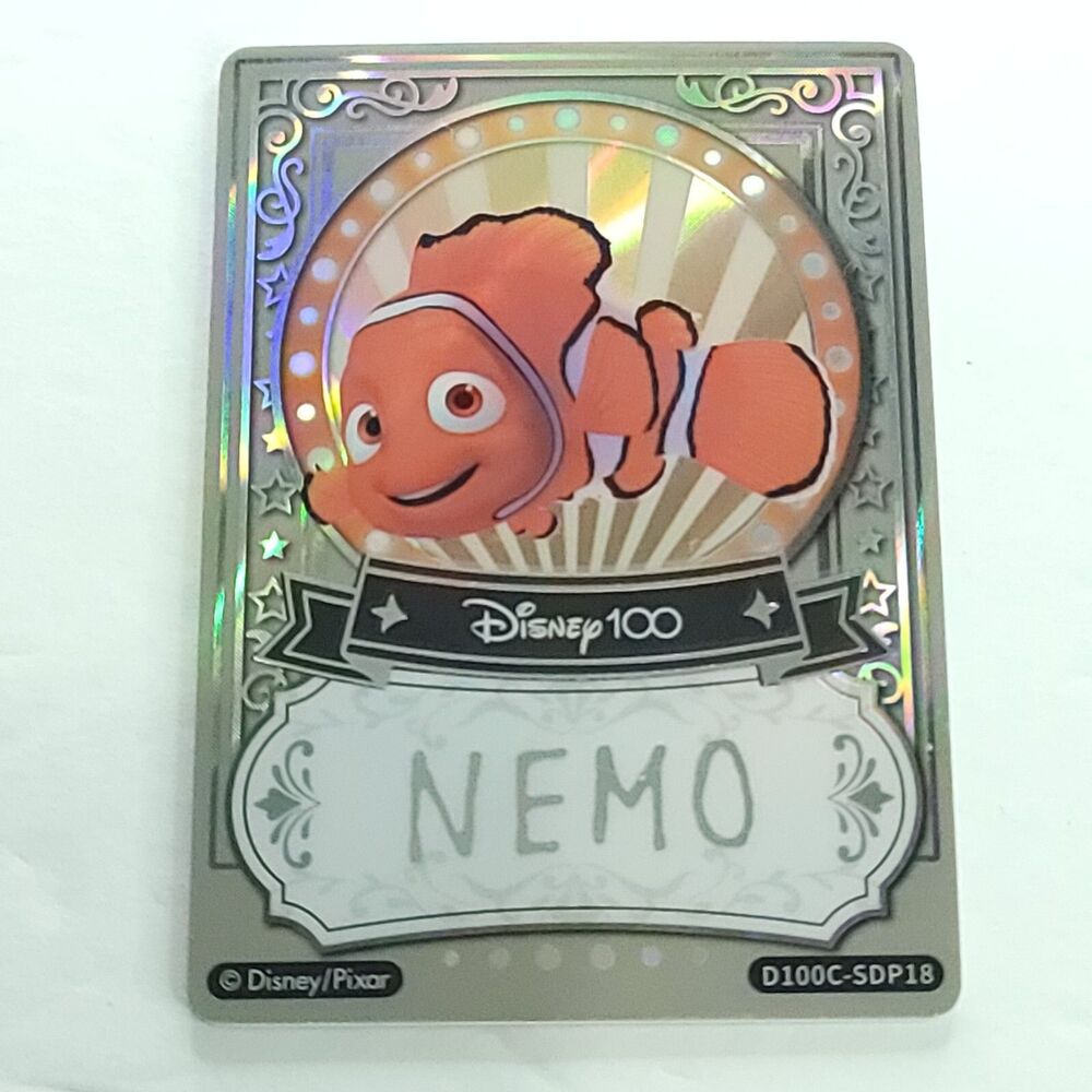 Nemo Finding Nemo 2023 Card Fun Disney 100 Carnival Series Signature 094/200